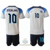 Maglia ufficiale Inghilterra Raheem Sterling 10 Casa Mondiali 2022 per Bambino